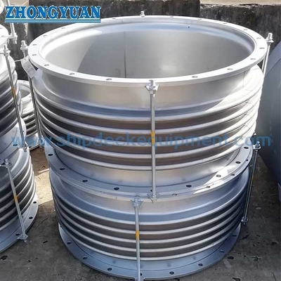 Type joint de dilatation de soufflets d'acier inoxydable Marine Pipe Fittings de bride