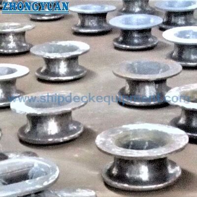6", 8" & 10" bouton de ferraille en acier coulé pour barges et bateaux de travail