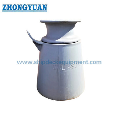 ISO 13776 Deck Stand Pedestal Roller Fairlead. Guide de la corde à rouleaux simples pour l'amarrage et le remorquage des navires