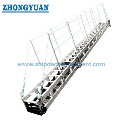 Passerelle en aluminium avec marches antidérapantes | Passerelle marine type B ISO 7061