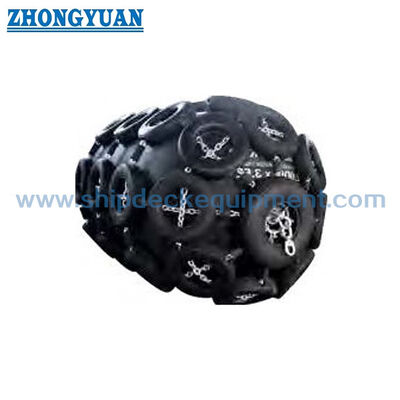 Amortisseur en caoutchouc marin pneumatique flottant de type net ISO 17357 Yokohama