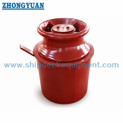 Un piédestal cylindrique à rouleaux.