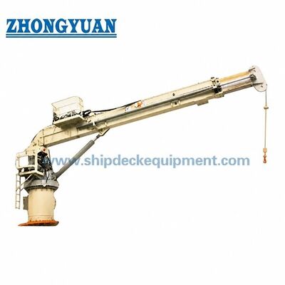 3T 20m Telescopic Boom Crane. Une grue hydraulique avec cabine pour équipement de pont.