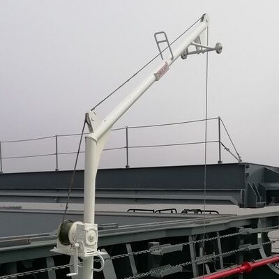 0.2-0.8T Chariot de levage mobile pour déchets pour cales de navires de charge