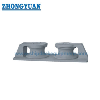 Cale à deux rouleaux pour marine | Type cadre CB/T 38-1999 avec rouleaux en acier moulé pour amarrage de navire