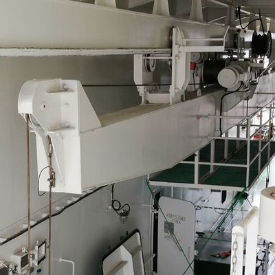 Disposition horizontale Crane Ship Deck Equipment de portique de deux crochets