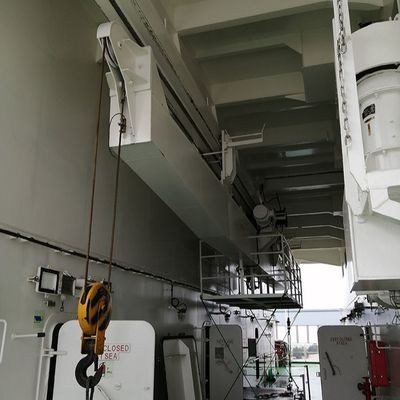 Disposition horizontale Crane Ship Deck Equipment de portique de deux crochets