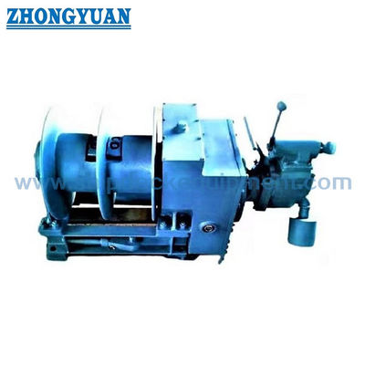 Treuil de passerelle marine 5-30kN ISO 7364 à tambour fendu pneumatique