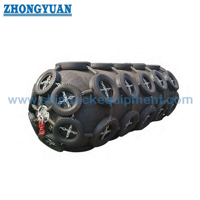 Amortisseur en caoutchouc marin pneumatique flottant de type net ISO 17357 Yokohama