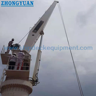 3T 20m Telescopic Boom Crane. Une grue hydraulique avec cabine pour équipement de pont.