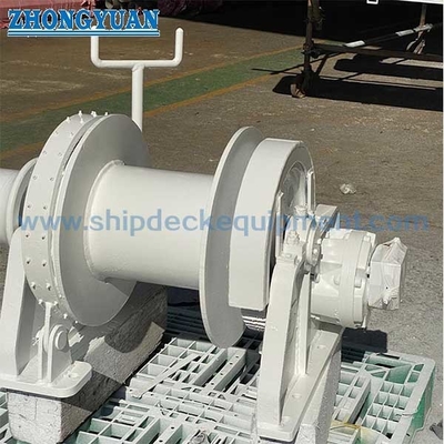 Enroulement hydraulique à ancrage électrique à tambour unique pour équipement de pont de petits navires