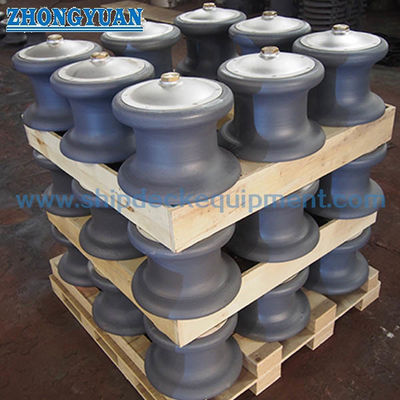 100 ̊450 mm rouleau en acier en fonte ouverte avec fondation pour l'amarrage des navires