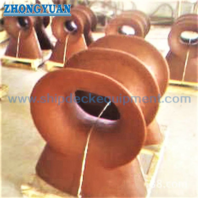 Type acier de bâti d'E Marine Deck Mounted Chock Ship DIN 81915 remorquant l'équipement