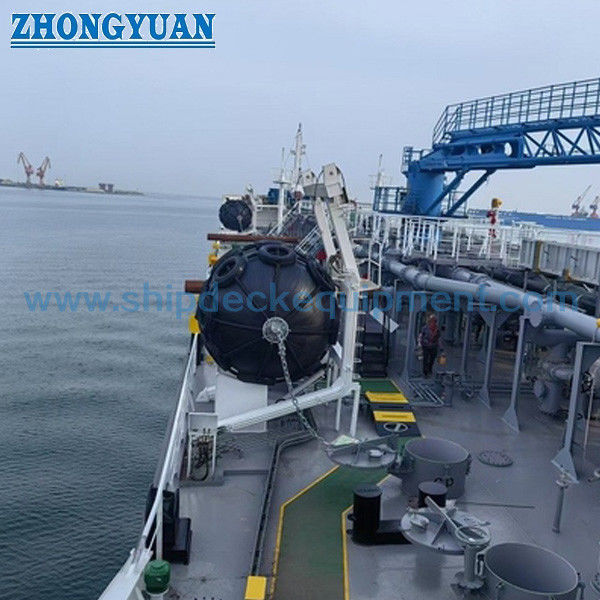 2.5–16T Grue hydraulique pour garde-boue | Bossoir pour garde-boue en caoutchouc pour équipement de pont de navire