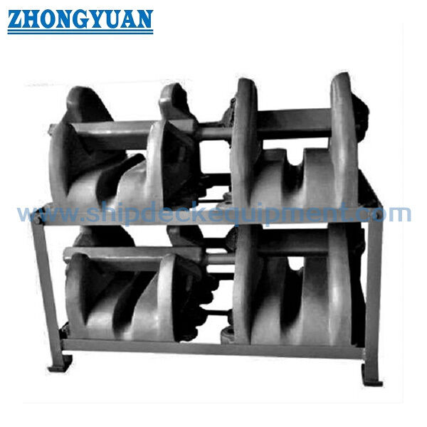 Butt-on Chien-Type Ancre Chaîne Stopper pour 17–68 mm Chaîne | JIS F 2002-Type, Acier moulé ou Fonte ductile