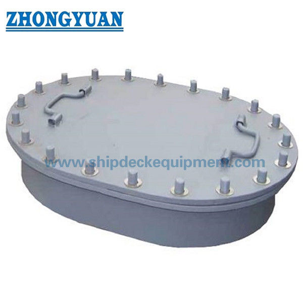 Type de CB/T 4392 couverture de trou d'homme multi ovale de boulons d'aa avec le surbau augmenté Marine Outfitting