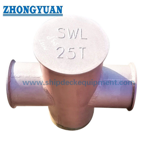 150×350 mm Bollards à travers. Bollards d'amarrage cruciformes pour le pont du navire.