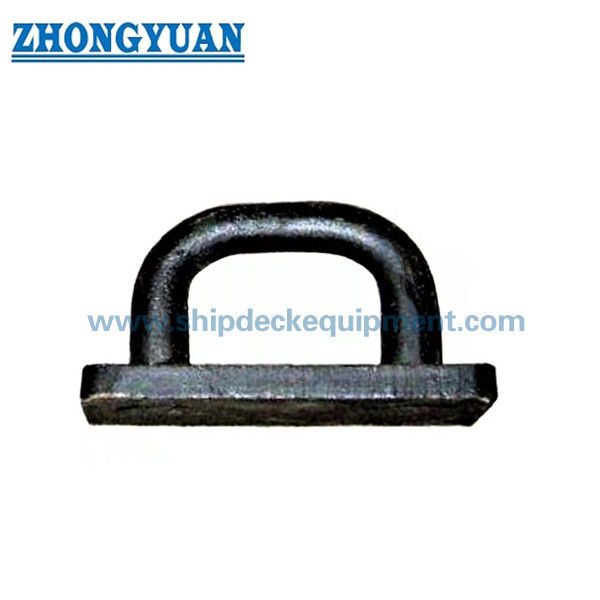 Type équipement de levage ovale de JIS F 3410 d'amarrage de bateau d'Eyeplate d'acier de forge de D