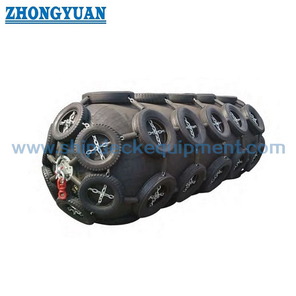 Amortisseur en caoutchouc marin pneumatique flottant de type net ISO 17357 Yokohama